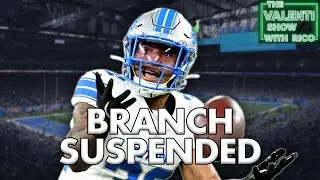 Brian Branch Suspended | The Valenti Show with Rico