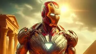 Iron Man, blending ancient mystique with futuristic armor. 🌟