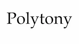 How to Pronounce Polytony