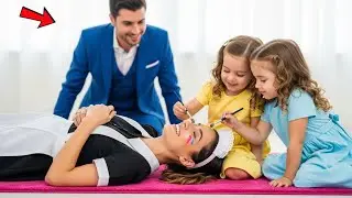 Le veuf rentre tôt… et découvre un moment touchant avec ses filles💖
