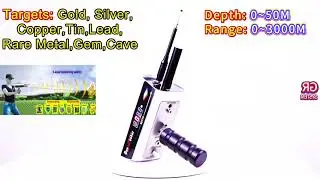Deep Seeker 3D Remote Underground 3D Pulse Metal Gold Detector