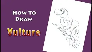 Vulture sketch/How To Draw Vulture/Easy Vulture Drawing/pencil drawing