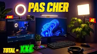 Faire un SETUP ECLAIRAGE pour STREAM ET VIDEO pour VRAIMENT PAS CHER !