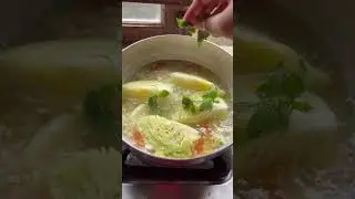 Healthy and tasty cabbage boil 🥬 #recipe #food #cooking #viralvideo #shorts