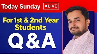 Sunday Live Session For BTech 1st & 2nd Year Students | RGPV Exam 2026