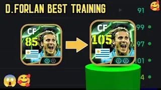 105 Rated Diego Forlan Best Training Guide - How to train D. Forlan In eFootball 2025