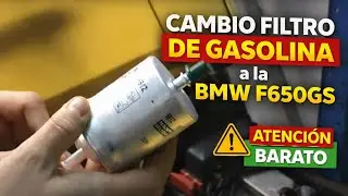 Cambiar filtro gasolina bmw f650 gs.
