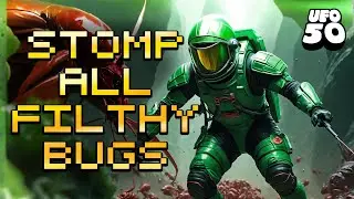 Wow, BUG HUNTER is actually amazing. Too bad it's hideous! [UFO 50]