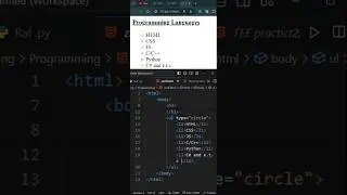 Unorder list in Html | How to make Unorder List in HTML  #programminglanguage @HabluProgrammer