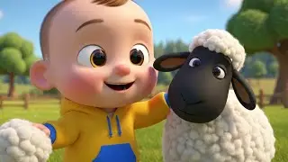 Baa Baa Black Sheep 🐑 | Sharing & Kindness Song | 3D Kids Songs
