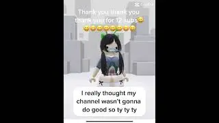 #roblox Ty all sooooo much I made this channel for fun and didn&rsquo;t think it was good