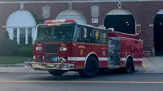 Malden Fire Department Engine 6 (acting as Engine 1) responding.
