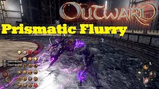 【Outward】物质世界 Elemental Prismatic Flurry Vs Elite Beast Golem (58sec)