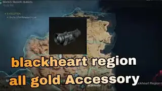 Once human blackheart region all gold Accessory