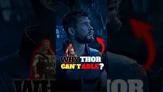 Why? Thor Can't 🤔 Use His Lightning⚡Power 🥶 On Thanos!!! 😔😈 || #ironman #thor #avengers #shorts