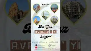Bu yaz Avrupa&rsquo;yı keşfet! #turistikvize #vizerehberi #vizes&uuml;reci #avrupavize