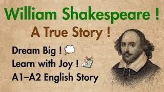 William Shakespeare&rsquo;s Journey ✅ Beginner English Story (A1&ndash;A2 Level) ✅ Learn English Through Story