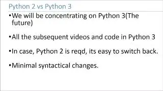 Python Tutorials 1 - Python 2 vs Python 3