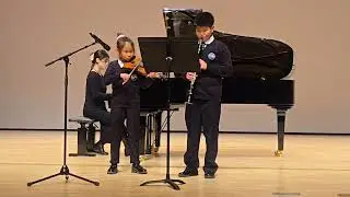 우주최강가오리와 라온이의 합주(#바다가보이는 마을 #클라리넷 #바이올린 #장기자랑자료)