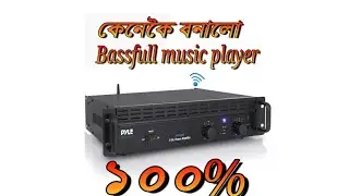 How to make a Bassfull music player by AD CREATOR | New Video| Ananta Das