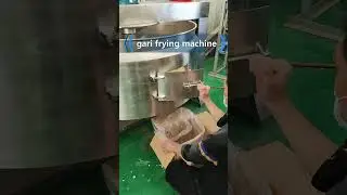 cassava gari roasting garri fryer