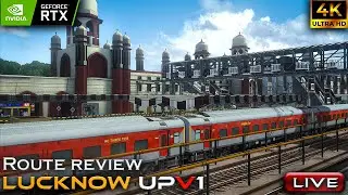 Lucknow UPv1 route  RAILWORKS....#indianrailways #railworks #gaming #live