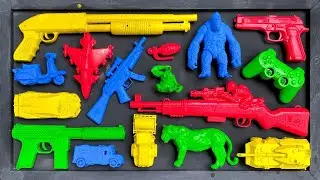 Membersihkan Nerf AK47, Shotgun, Sniper Rifle, Assault Rifle, Glock Pistol, M16, Machine Gun, Hulk
