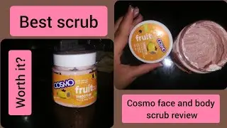 Best face and body scrub for removing dirt and impurities|| Cosmo scrub with papaya extract review🌸