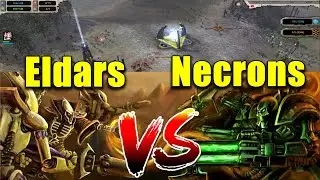 Silent Metal Tide Necrons &uuml;berw&auml;ltigen die Eldar in 1v1 Domination DoW DE