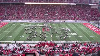 Ohio State Marching Band New Birth Of Freedom Halftime Show 11 23 2013 OSU vs IN