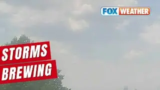 Storms Surrounding Heat Dome Moving East Through North Carolina