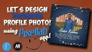 Design your Facebook Profile photo! 🔥 it's very easy! try now 😄