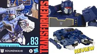 Transformers Studio Series 83 Voyager Transformers: Soundwave. Review.