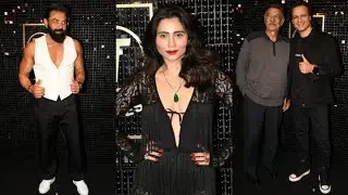 Bobby Deol, Zara Khan & Vivek Oberoi with Dad Suresh Oberoi arrived at Success Bash of Film Animal 🔥