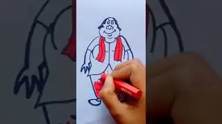 How to draw easy Gopal Bhar drawing for kids #howto #gopalbhar #drawandcolour