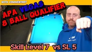 APA Las VEGAS Qualifier Tournament!  8 Ball - SL7 vs SL5