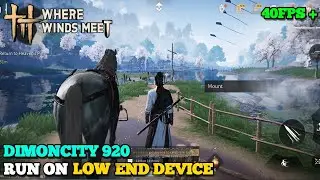 Can you play WHERE WIND MEET mobail on low end device? MY low end device provide 40+ FPS WOW 😱