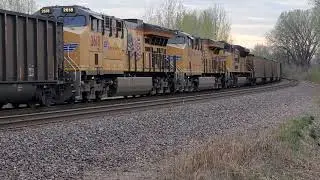 Introducing the MEGA COAL TRAIN(2 coals together) 2x3x1, 240+ car loads of electricity! A MUST SEE!!