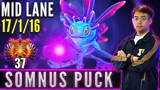 RNG.Somnus  [ Puck ]  Mid Lane Pro Gameplay  [ Patch 7.32c ]  Dota 2 Full Game