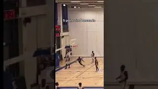 5 Points in 5 seconds 🔥🏀 #basketball #ballislife #50cball