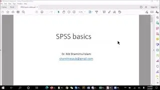 SPSS, descriptive statistics, EFA exploratory factor analysis, reliability analysis. Bangla Tutorial