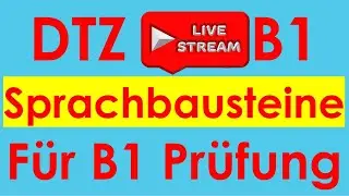 DTZ B1, Lesen Teil 5 | Sprachbausteine B1 Neu 2025 | Livestreaming