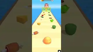 Green vegetable eating | #cartoon #game #eatinggame