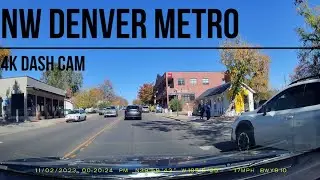 Northwest Denver Metro, Colorado - 4k Dash Cam