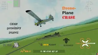Drone Plane Chase Close Proximity Velocidrone