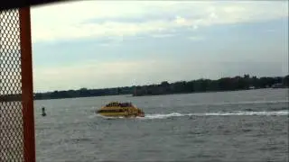 Upper New York Bay boats sailing