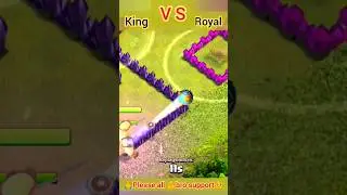 Clash of Clans| Ability King V S Royal Power #shorts #viral #shortsfeed #viralvideos