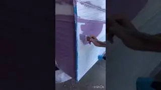 Painting The Treat Trailer! @grtreattrailer #camper #vintage #painting #satisfying