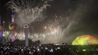 Kuwait Hala February 2023 - Fireworks and Laser show at Kuwait Tower  - HD FULL VIDEO- JaisStudio