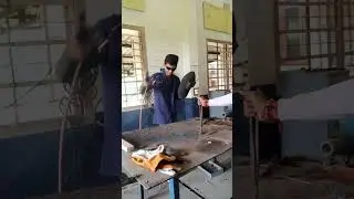 ARC WELDING IN WORK SHOP / POWER OF MECHANICAL ENGINEERING #keepsupporting #growth #1million #quotes